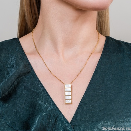 Колье Fiore Luna, Пирамида SHELL WHITE